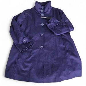 Siena Studio Midnight Blue Dressy Coat Size 1X NWT